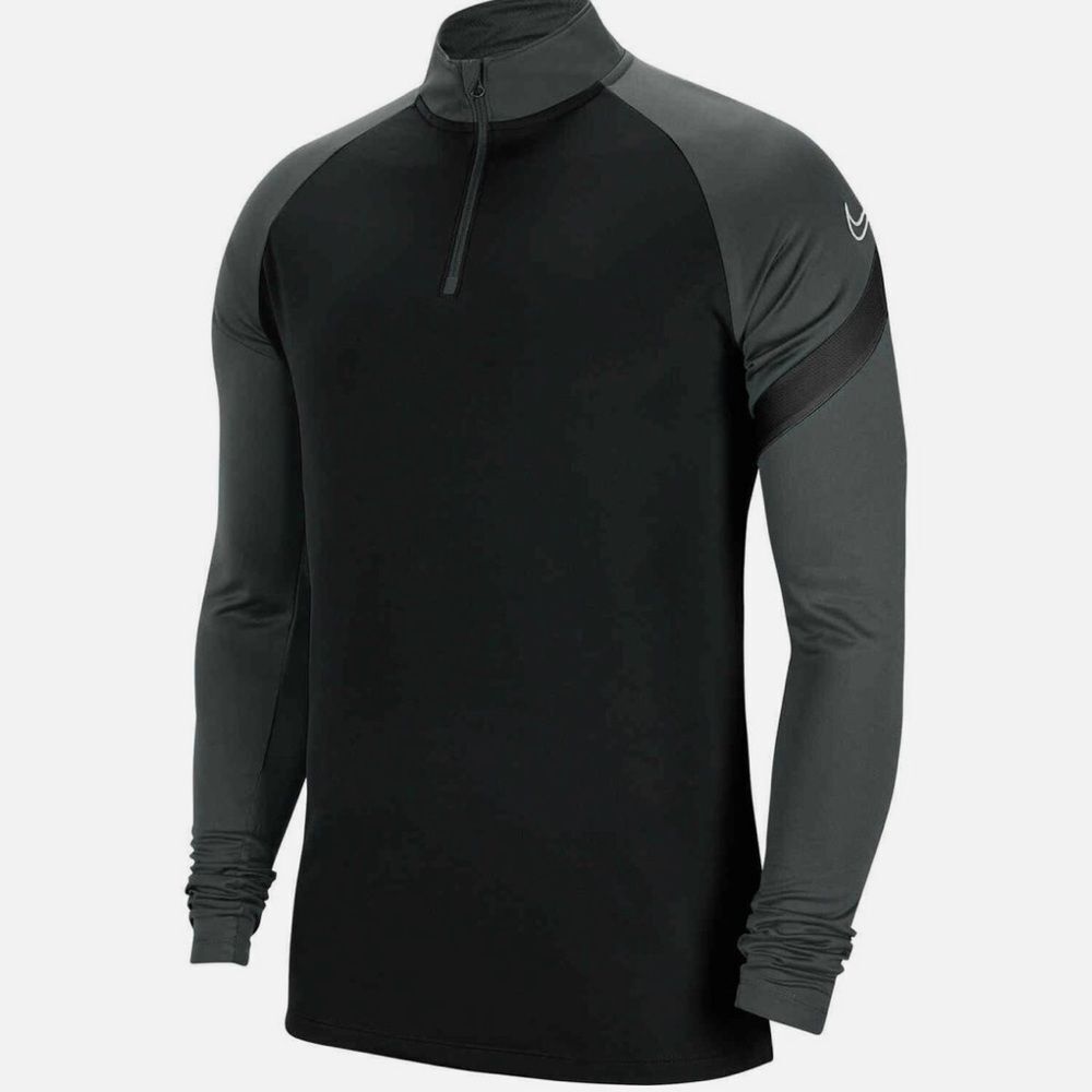 Nike Dri-FIT Academy Pro Drill ¼ Zip Training Top Black Gray | Men’s Small - Picture 2 of 12